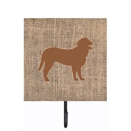 Carolines Treasures Curly Coated Retriever Burlap and Brown Leash Or Key Holder BB1074-BL-BN-SH4